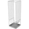 Image de Porte-parapluies en acier inoxydable argenté 56 cm Curva - AYTM