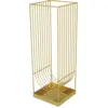 Image de Porte-parapluies en acier inoxydable doré 56 cm Curva - AYTM