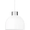 Image de Suspension ronde S verre et blanc Luceo - Aytm