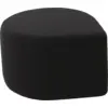 Image de Pouf en bouclé gris anthracite 70 x 60 cm Stilla - AYTM