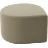 Image de Pouf en bouclé taupe 70 x 60 cm Stilla - AYTM