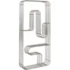 Image de Etagère murale rectangulaire en acier chrome 32,9x8,9x70,5cm Curva - AYTM