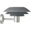 Image de Lampe murale d'extérieur noir et acier DL31 - Dyberg Larsen