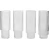 Image de 4 Verres à eau long drink Ripple - Ferm Living