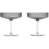 Image de 2 Verres à champagne gris Ripple - Ferm Living