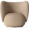 Image de Fauteuil lounge sable brossé Rico - Ferm Living