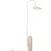 Image de Lampadaire avec socle en marbre beige Arum - Ferm Living