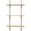 Image de Étagère chêne naturel et laiton T/N Sector - Ferm Living