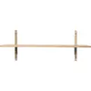 Image de Étagère chêne naturel et laiton noir S/ W Sector - Ferm Living