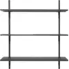 Image de Étagère frêne anthracite et laiton noir T/W Sector - Ferm Living