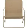 Image de Fauteuil beige en métal beige Desert - Ferm Living