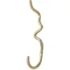 Image de Crochet en laiton massif doré 3 x 19,7 x 5,8 cm Curvature - Ferm Living