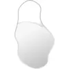 Image de Miroir aux formes organiques chrome foncé 63,5 x 110 cm Pond - Ferm Living