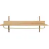 Image de Etagère en frêne beige et dorée Sector - Ferm living