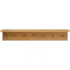 Image de Porte-manteau étagère de rangement en chêne huilé L - Ferm Living