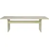 Image de Table à manger en bois blanc 90 x 247 cm Rink - Ferm Living