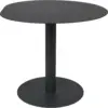 Image de Table à manger en acier noir 72 x 96 cm Pond - Ferm Living