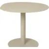 Image de Table à manger ronde en acier cachemire 88x72cm Pond - Ferm living
