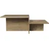 Image de Table basse en travertin beige 55 x 108 cm Distinct - Ferm Living