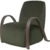 Image de Fauteuil en velours riche pin Buur - Ferm Living