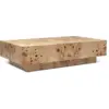 Image de Table basse en plaquage peuplier 70cm Burl - Ferm living