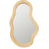 Image de Miroir organique bordure en rotin 40x72,5cm Pond - Ferm Living