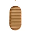 Image de Etagère ovale en chêne huilé 110cm Dorm - Ferm Living