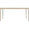 Image de Table en fer beige 160x74cm Dapple - Ferm living