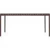 Image de Table en fer chocolat 160x74cm Dapple - Ferm living