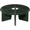 Image de Table basse en béton renforcé de fibres de verre vert 80x32cm Deya - Ferm Living