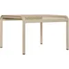 Image de Table basse de jardin beige en acier électro-galvanisé 57x38cm Dapple - Ferm Living