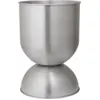 Image de Pot de fleur reversible en aluminium cm Hourglass pot - Ferm Living