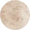 Image de Grand plat beige en travertin brut 5 x 50 cm Collect SC55 - &tradition