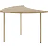 Image de Table basse en chêne huilé et pieds laiton Pinwheel HM7- &tradition