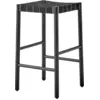 Image de Tabouret de bar noir et piètement noir Betty TK7 - &tradition