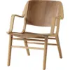 Image de Chaise avec accoudoirs en chêne et noyer laqué 73x62 cm AX - &tradition
