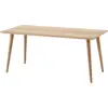 Image de Table d'appoint rectangulaire en chêne massif huilé 110x50x48 cm In Between SK23 - &tradition
