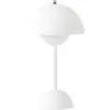 Image de Lampe à poser sans fil blanc mat Flowerpot VP9 - &tradition