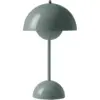 Image de Lampe à poser sans fil bleu Stone VP9 Flowerpot - &tradition