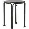 Image de Table d'appoint de jardin en acier noir chaud 46 cm Thorvald SC102 - &tradition