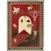 Image de Plaid en coton biologique aube rouge 130x180cm Momento JH46 - &tradition