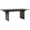 Image de Table à manger rectangulaire en chêne teinté foncé 200x95x74cm Ita OS1 - &tradition