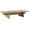 Image de Table basse rectangulaire en chêne 110x60x25cm Ita OS3 - &tradition