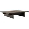 Image de Table basse carrée en chêne teinté foncé 110x110x25cm Ita OS4 - &tradition
