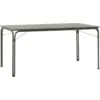 Image de Table rectangulaire de jardin en acier vert bronze 160x90cm Thorvald SC113 - &tradition