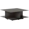 Image de Table basse carrée en acier gris pierre 89x89x35,5cm Develius EV3 - &tradition