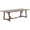 Image de Table à manger en teck recyclé 240 cm Lucas - Sika Design