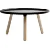 Image de Table d'appoint noir et frêne L Tablo noir - Normann Copenhagen