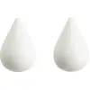 Image de 2 Patères en bois blanches L Dropit blanc - Normann Copenhagen