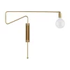 Image de House Doctor Paroi Swing lampe en laiton de fer réglable